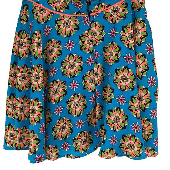 Flying Tomato Skirt Size Small Floral Print A-line‎ Mini  Blue & Pink - Picture 7 of 7